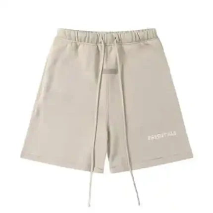 Essentials Flocking Letter Print Shorts