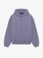 Heavy Fleece Fullzip Purple Hoodie