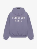 Heavy Fleece Fullzip Purple Hoodie