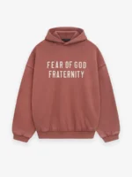 Heavy Fleece Red Hoodie