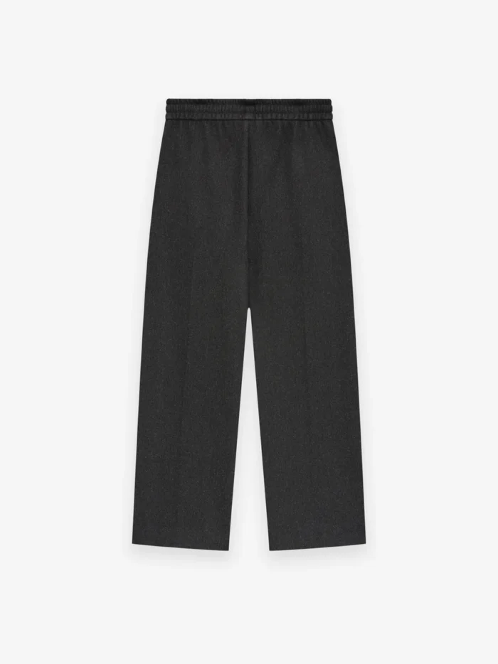 Military Wool Wide Leg Brown Pants