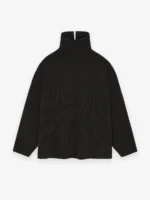 Ottoman High Neck Black Sweater