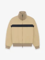 Sport Nylon Stripe Track Beige Jacket
