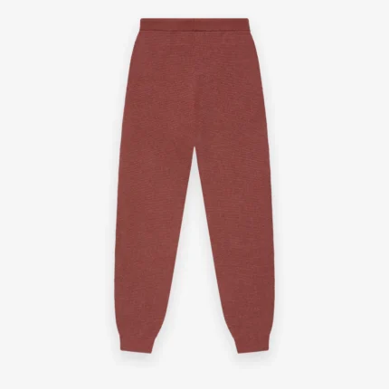 Womens Waffle Fitted Sweatpant