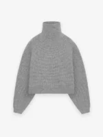 Womens Waffle Turtleneck