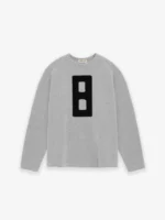 Wool Boucle Straight Neck Sweater