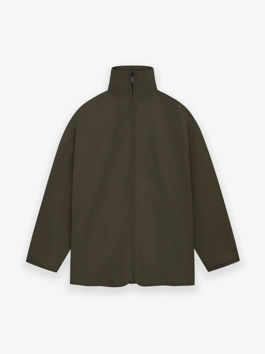 Wool Crepe High Neck Jacket Wool Crepe High Neck Jacket