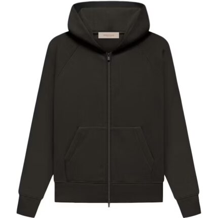 Fear of God Kid's Fullzip Hoodie Off Black