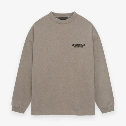 Essentials Jersey Long Sleeve T-Shirt Brown