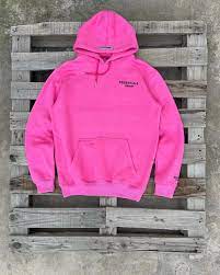 Essentials hoodie pink