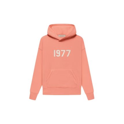 Fear of God Essentials Kids Hoodie Coral